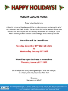 thumbnail of Christmas Closure Notice – Portrait